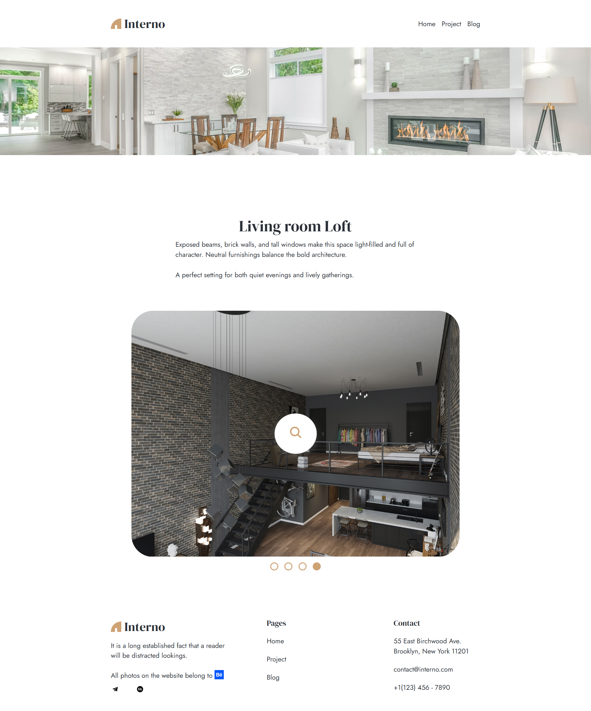 Детальная страница проекта